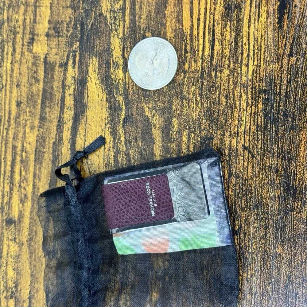 Michael Kors‎ Leather Inlay Money Clips- HARD TO FIND